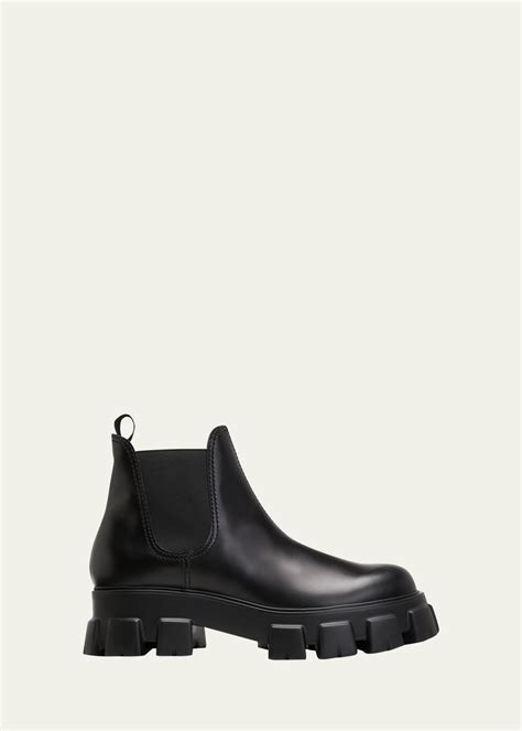 prada monolith chelsea boots men|Prada monolith boots nordstrom.